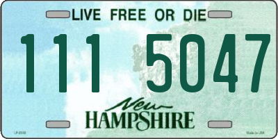 NH license plate 1115047