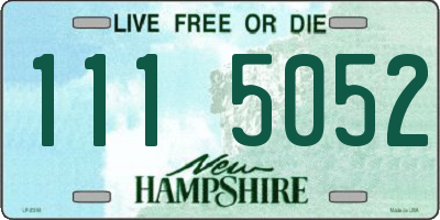 NH license plate 1115052