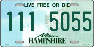 NH license plate 1115055
