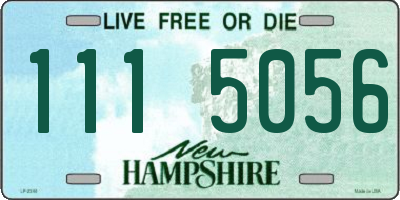 NH license plate 1115056