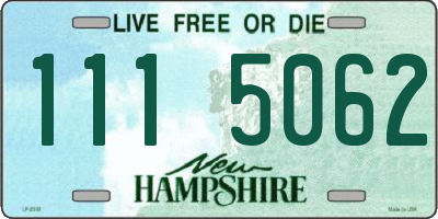 NH license plate 1115062