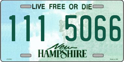 NH license plate 1115066