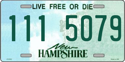 NH license plate 1115079