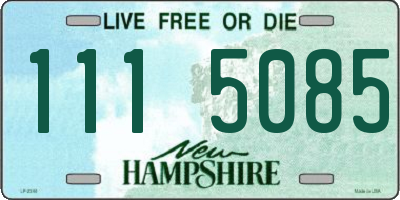 NH license plate 1115085