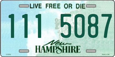 NH license plate 1115087