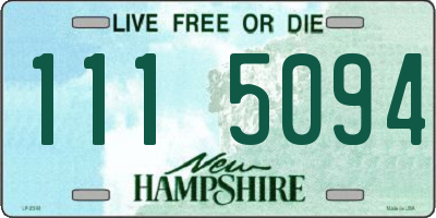 NH license plate 1115094