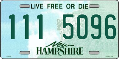 NH license plate 1115096