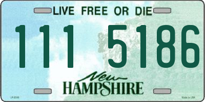 NH license plate 1115186