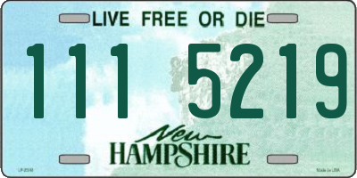 NH license plate 1115219
