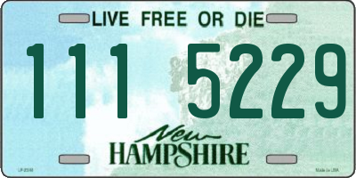 NH license plate 1115229