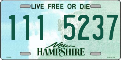 NH license plate 1115237