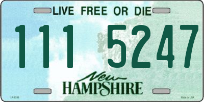 NH license plate 1115247