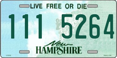 NH license plate 1115264