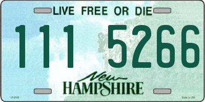 NH license plate 1115266