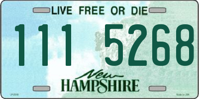 NH license plate 1115268