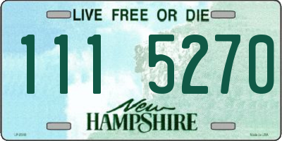 NH license plate 1115270