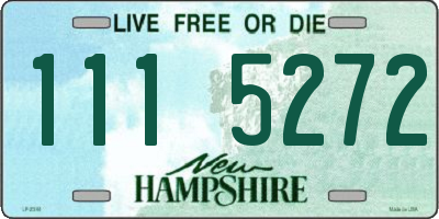 NH license plate 1115272