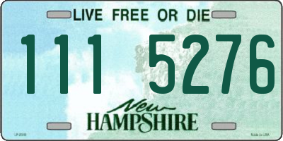 NH license plate 1115276