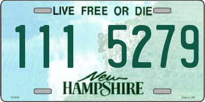 NH license plate 1115279