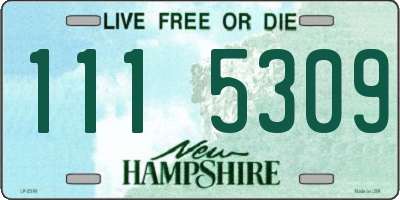 NH license plate 1115309