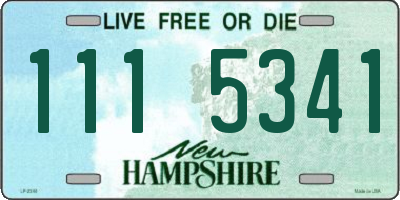 NH license plate 1115341