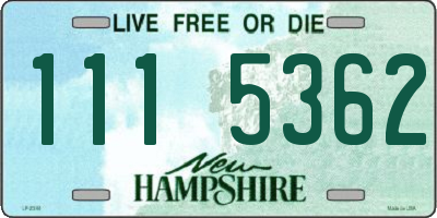 NH license plate 1115362