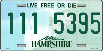 NH license plate 1115395