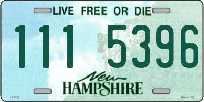 NH license plate 1115396