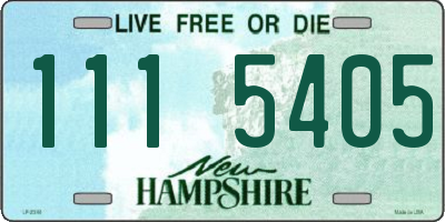 NH license plate 1115405
