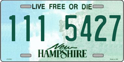 NH license plate 1115427