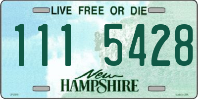 NH license plate 1115428