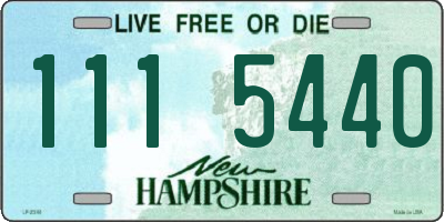 NH license plate 1115440