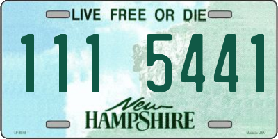 NH license plate 1115441