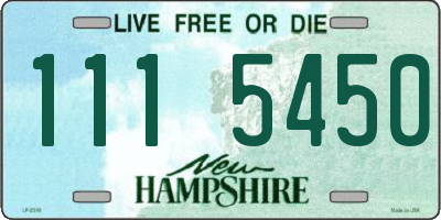 NH license plate 1115450