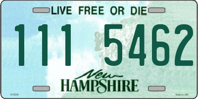 NH license plate 1115462