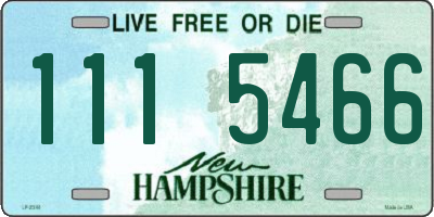 NH license plate 1115466