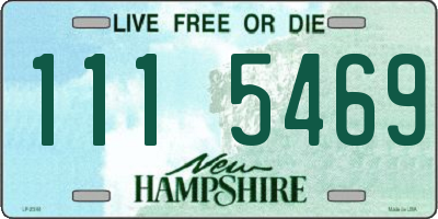 NH license plate 1115469