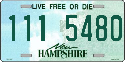 NH license plate 1115480