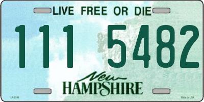 NH license plate 1115482