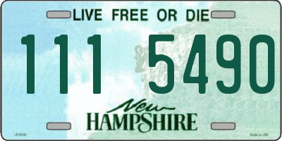 NH license plate 1115490
