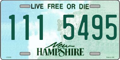 NH license plate 1115495