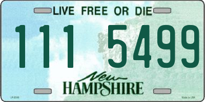 NH license plate 1115499