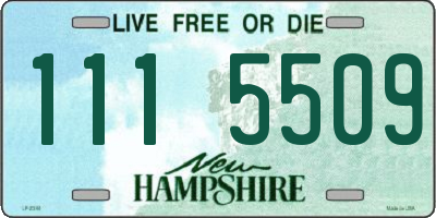 NH license plate 1115509