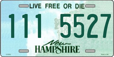 NH license plate 1115527