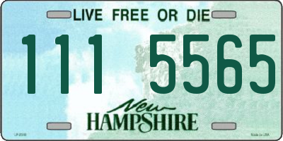 NH license plate 1115565