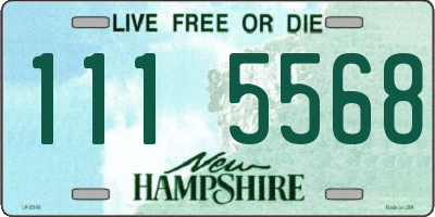 NH license plate 1115568