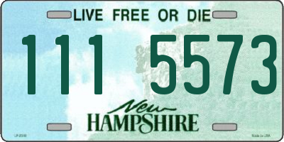 NH license plate 1115573