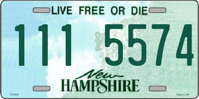 NH license plate 1115574