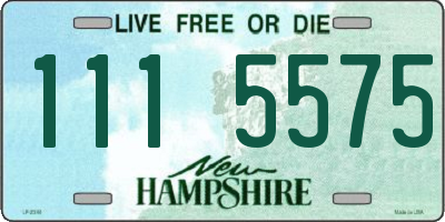 NH license plate 1115575