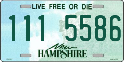 NH license plate 1115586
